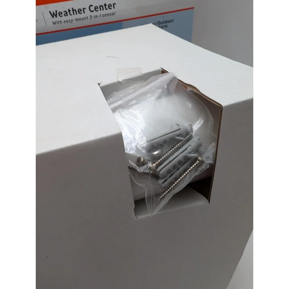 AcuRite 00634A1 Wireless Weather Center 3-in-1 Sensor Atomic Clock NEW In Box